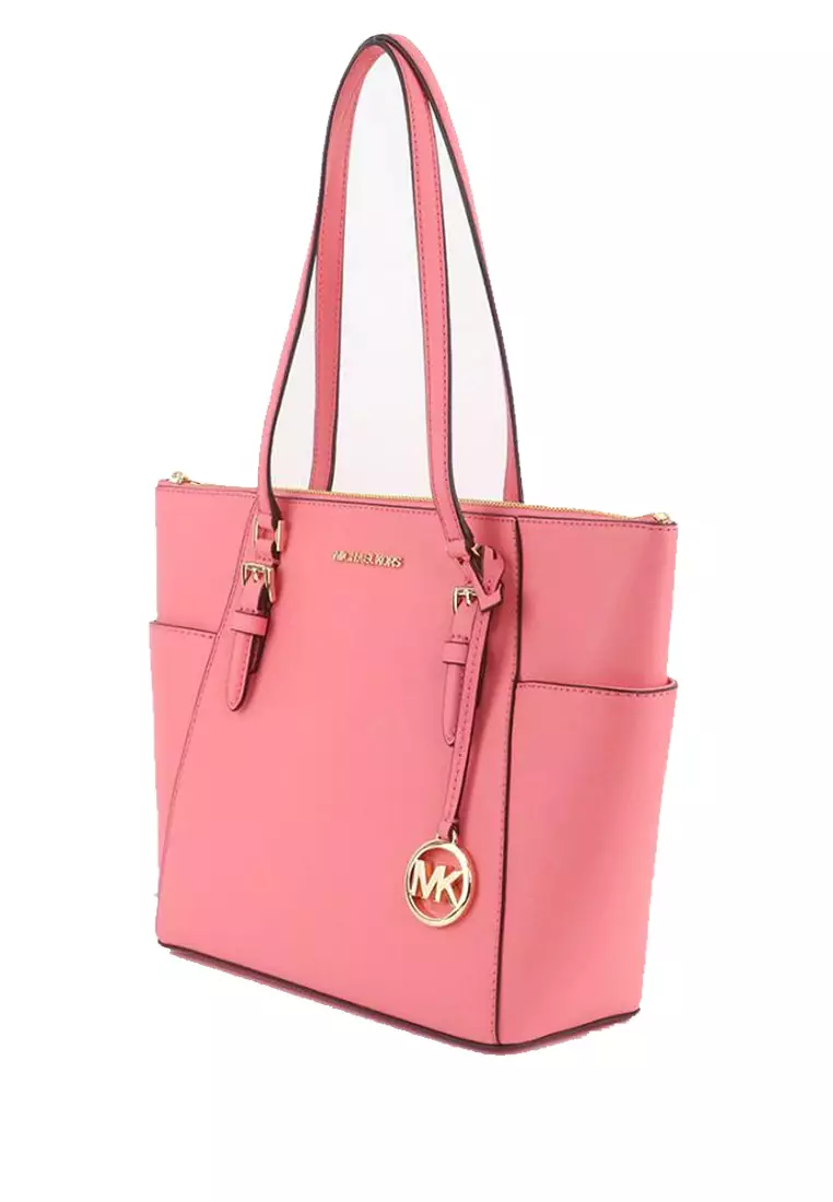 Buy MICHAEL KORS Michael Kors Charlotte Large Saffiano Leather TopZip