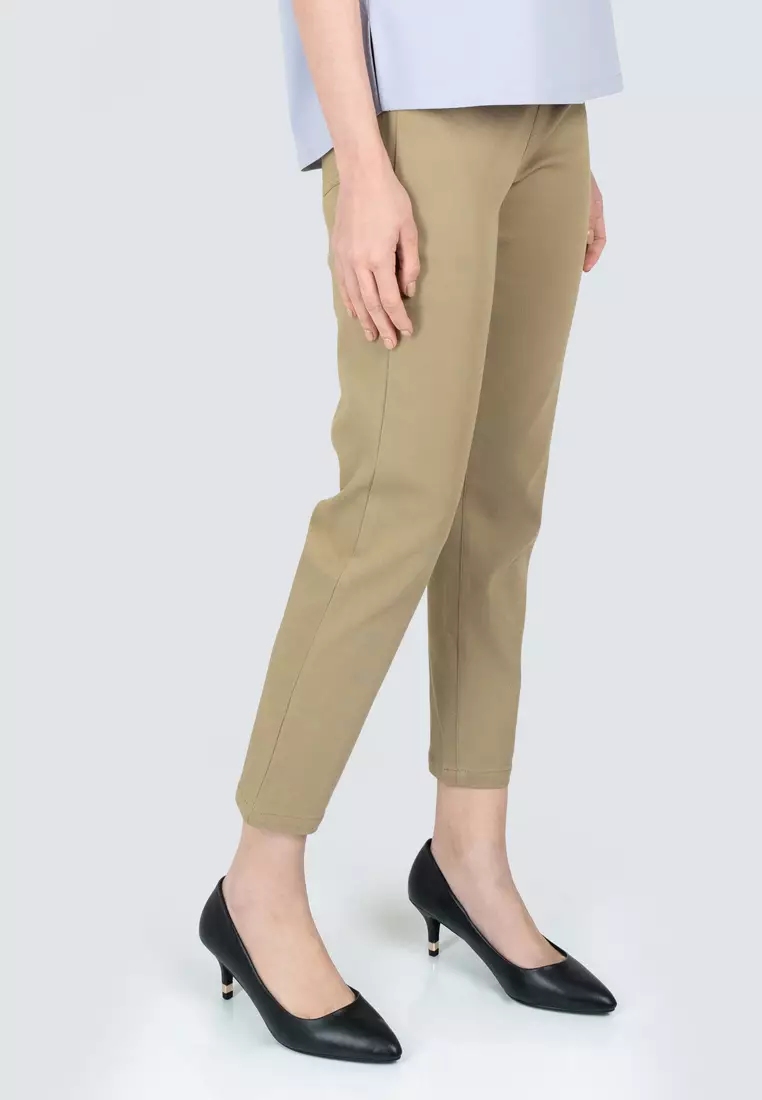 Polo Haus - Women’s Slim Fit Stretch Long Pants WBLP004
