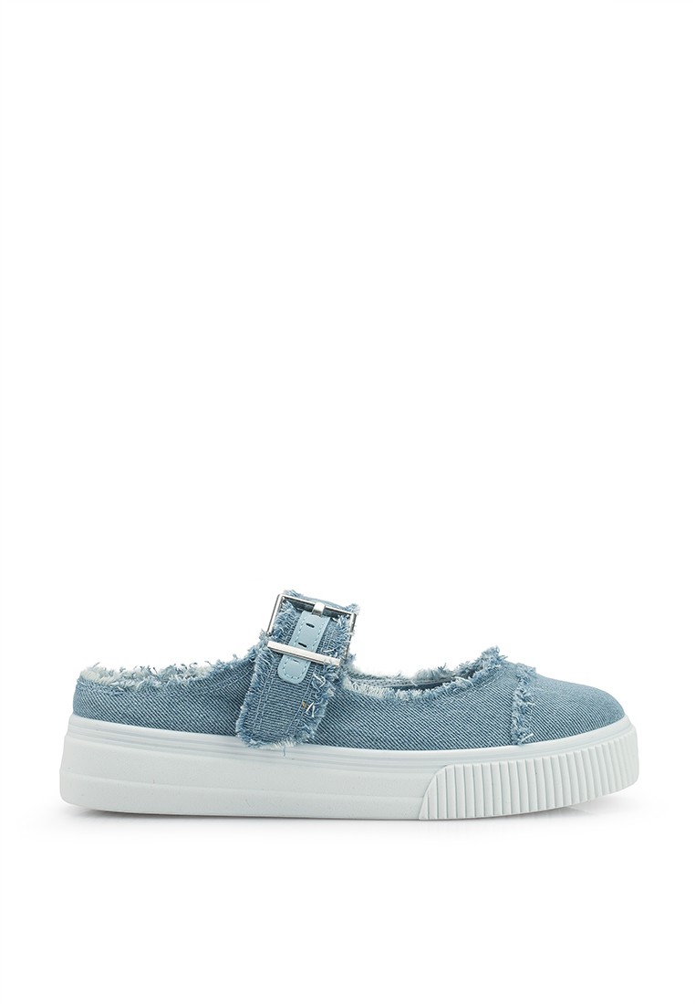 Mary Jane Platform Mule Shoes