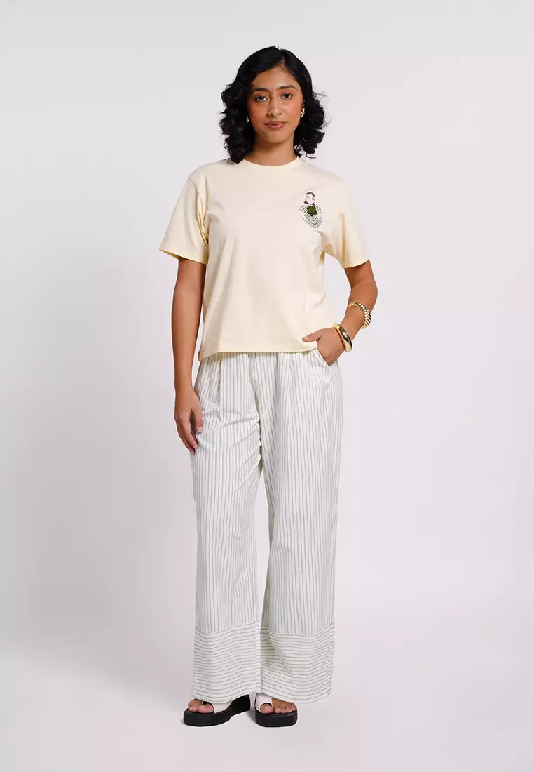 Archetype Summer Essentials Clover Short Sleeve Shirt Top