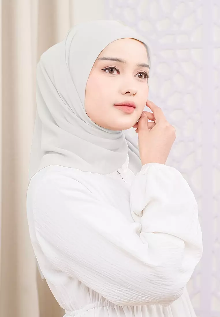 HIJAB INSTAN VIERA-SILVER GREY