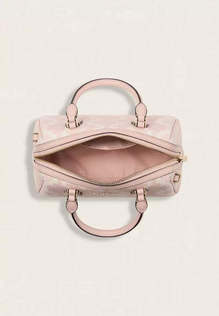 Kate Spade Spade Flower Duffle Crossbody Rose Smoke