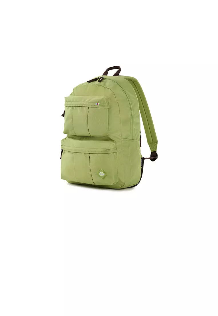 American tourister olive outlet green backpack