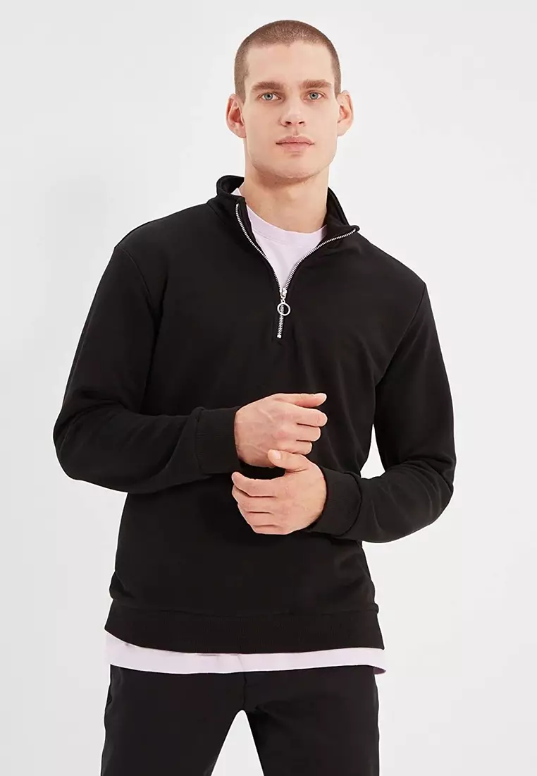 Buy Trendyol Zip Sweater 2023 Online | ZALORA Singapore