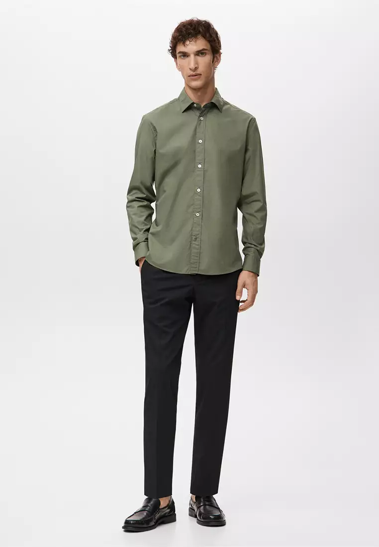 Regular-Fit 100% Cotton Shirt