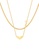CELOVIS gold CELOVIS - Mina Heart Pendant with 'Love U'  Multi-layer Necklace in Gold 72527AC1BCDBF6GS_1