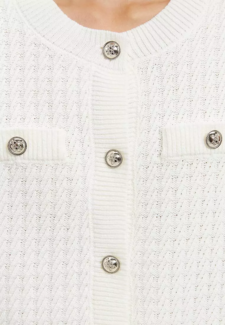 Buttoned Knit Top