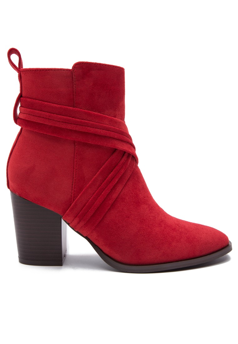 8CM Suede Fabric Ankle Boots WTY4051-27