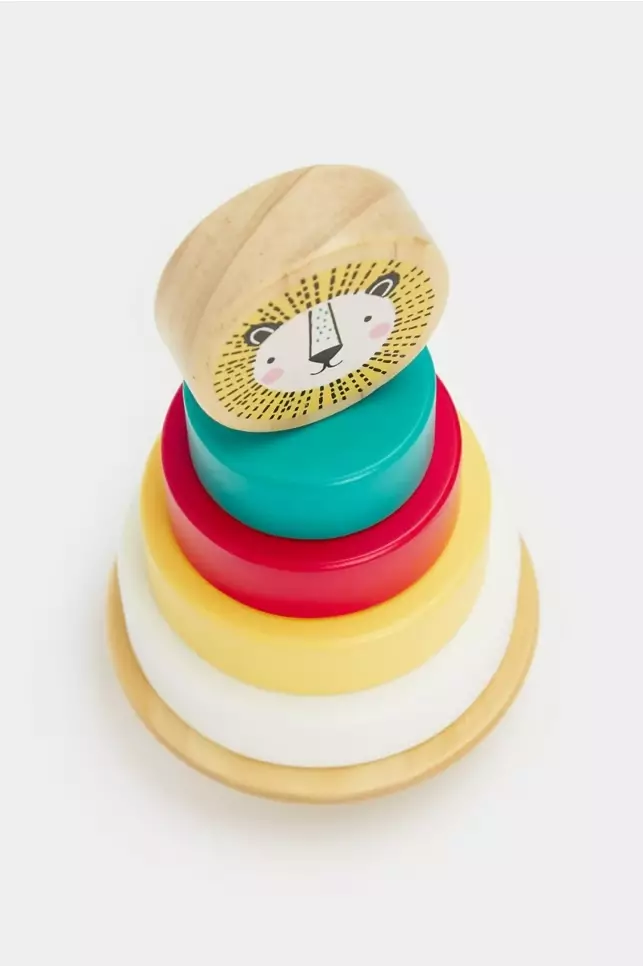 Mothercare Mp Wooden Stacker - Mainan Edukasi Balok Susun Singa