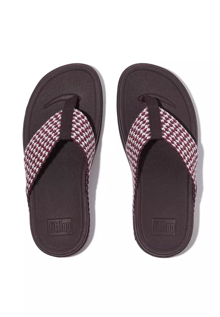 Surfa Multi-tone Webbing Toe-post Sandals