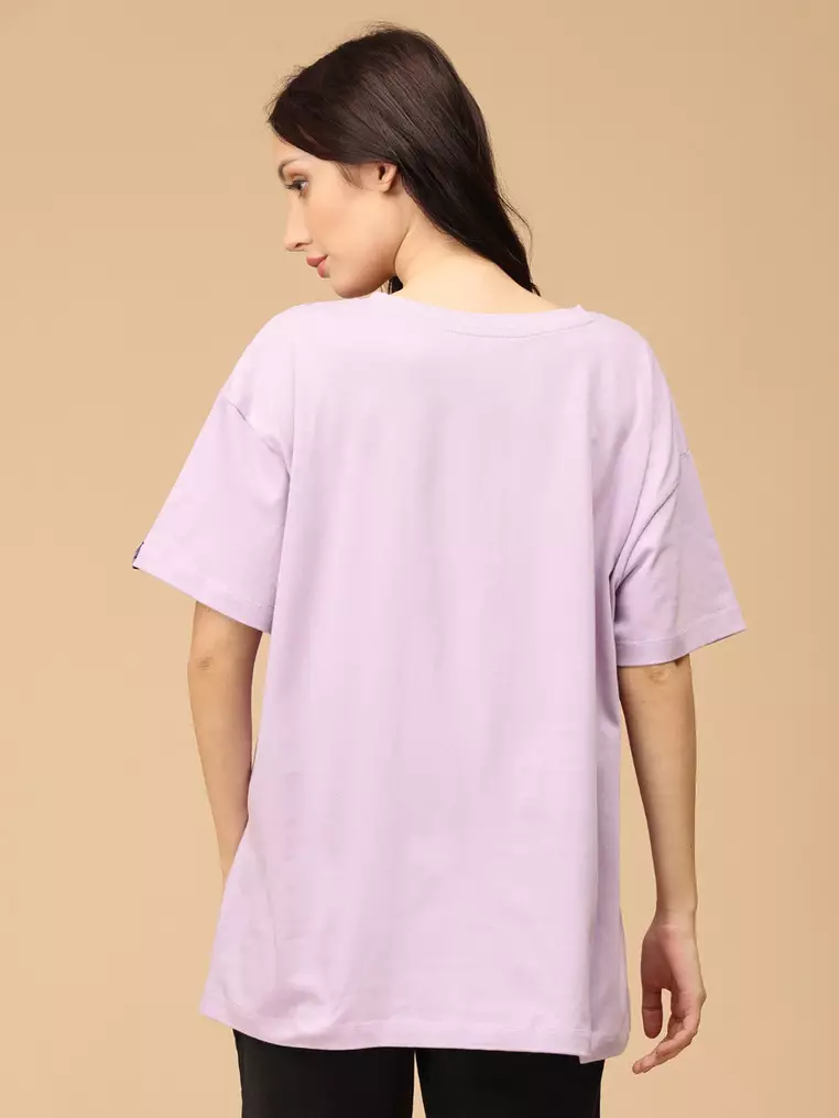 To Do List Oversized Maternity T-Shirt - Lavender