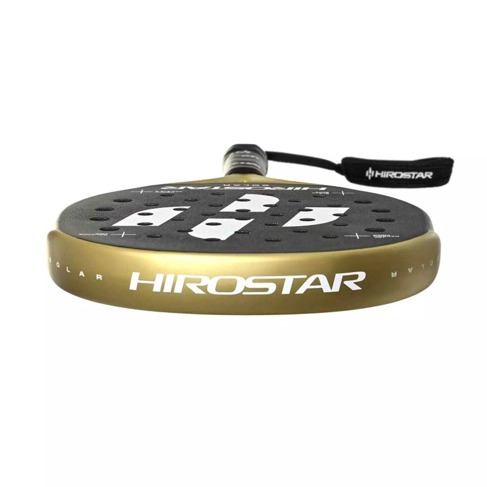 Raket Padel Hirostar Solar 2025 360-375g Black Gold