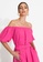 FORCAST pink FORCAST Laila Puff Sleeves Linen Dress AA69CAA863C5A3GS_5