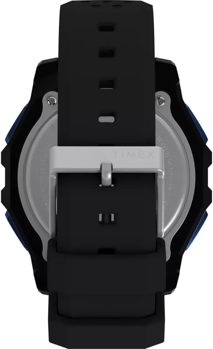 Jam Tangan Pria Timex Expedition Ridge Solar Chronograph Digital Dial Black Silicone Strap TW4B33900V5 Original