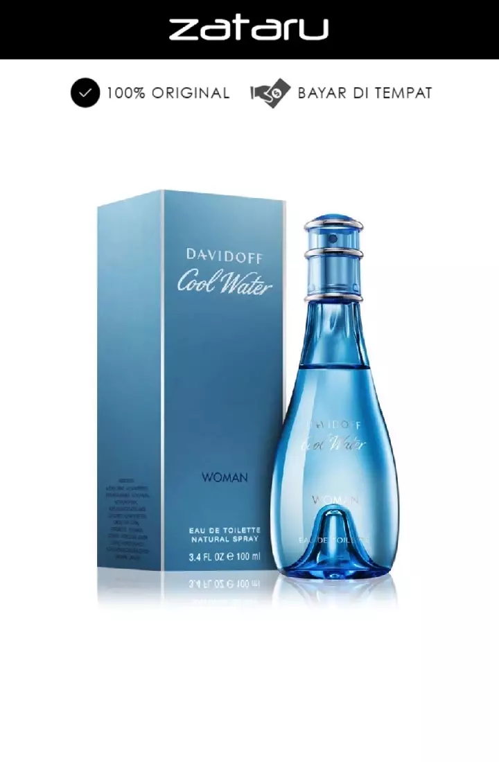 Davidoff Cool Water Woman 100 ML Parfum Wanita