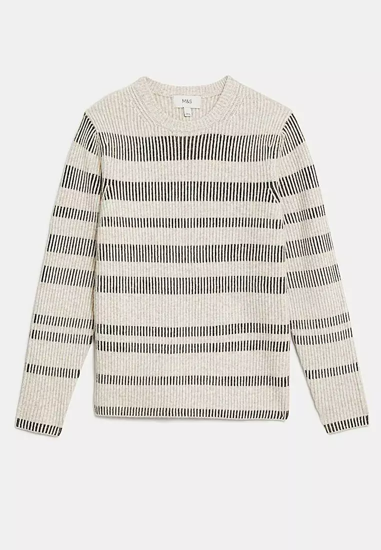 Striped Crew Neck Jumper