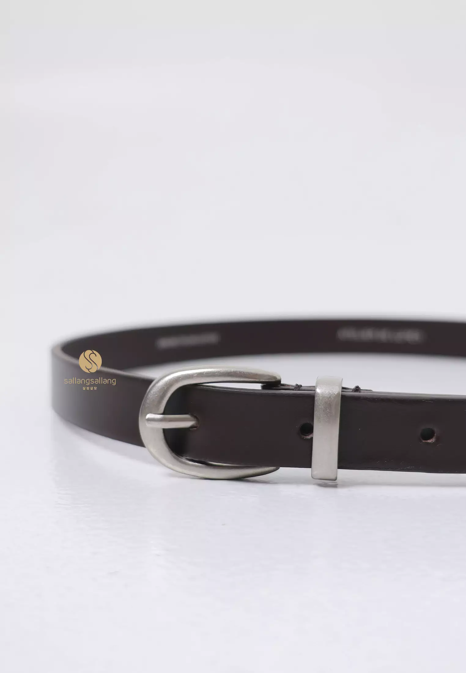 CLASSIC LEATHER BELT organ brown