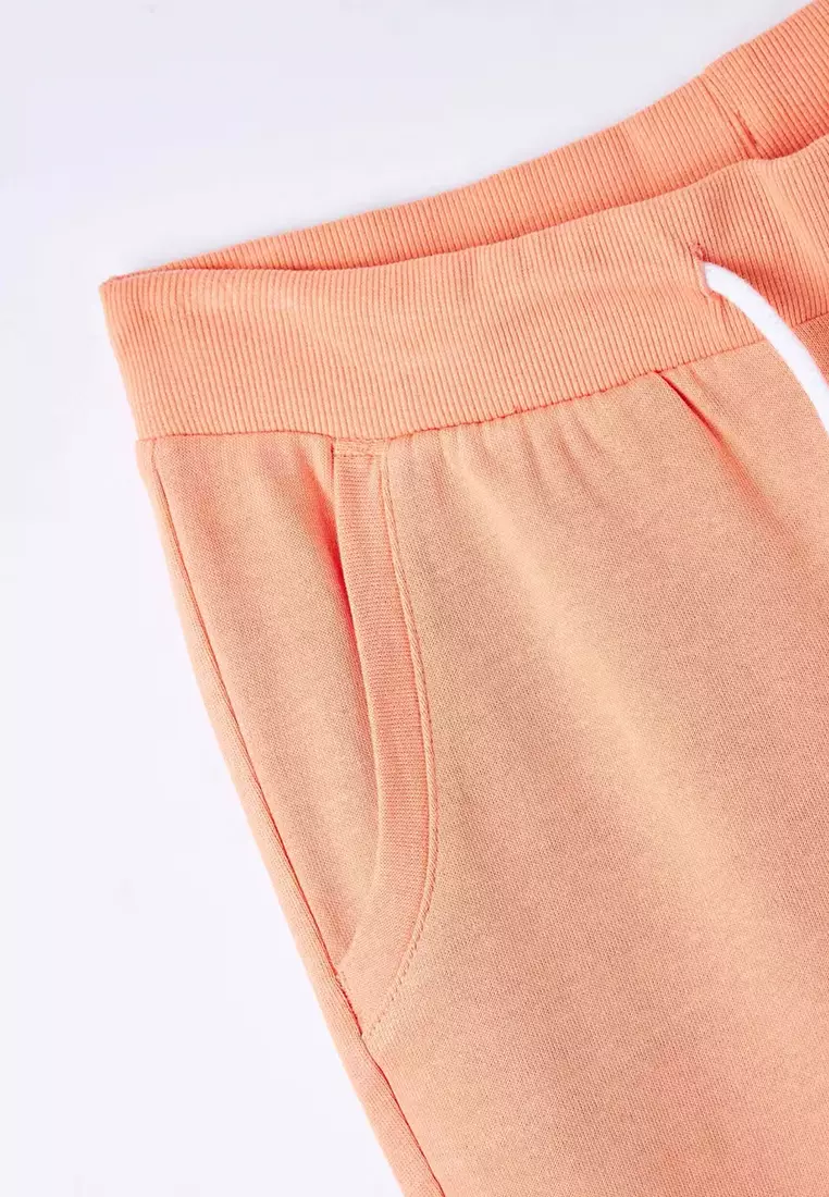 Elasticated Ribbed Band Sweatpants For Women