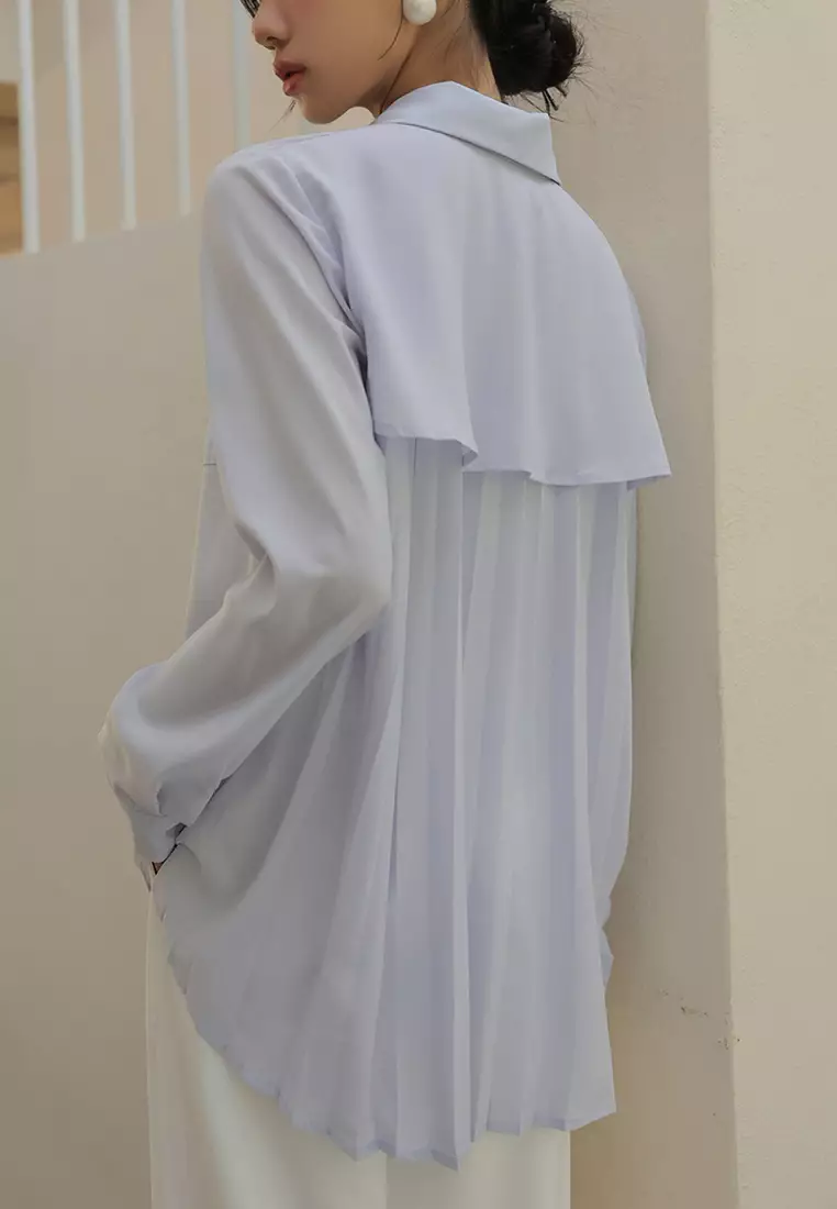 Panel Back Button Down Shirt