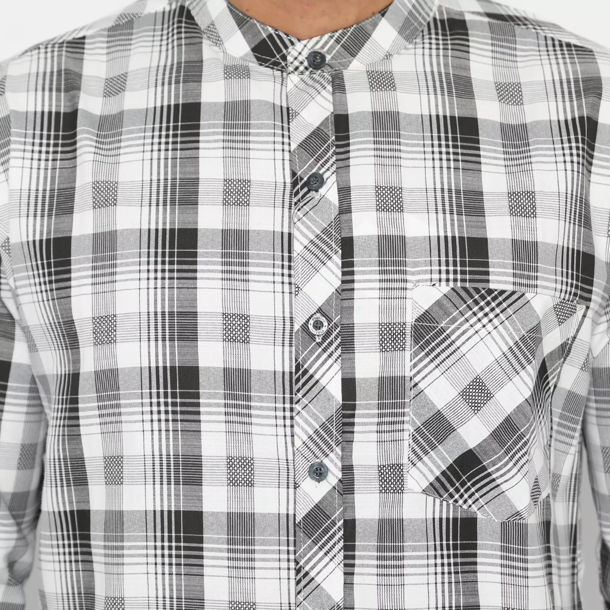 Platini Kemeja Shanghai Motif Kotak Lengan Panjang Katun 22003 Motif C