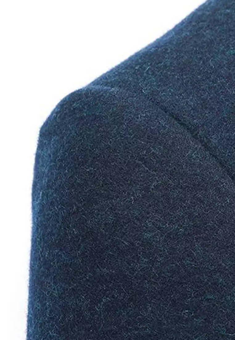 線上選購 HAPPY FRIDAYS 修身格紋西裝外套8885 ZALORA 台灣