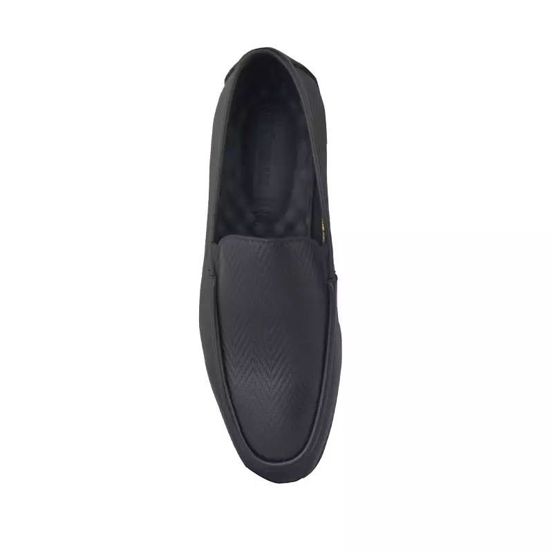 Sepatu Pria Casual Loafer Moccasin Gino Mariani Almer Black