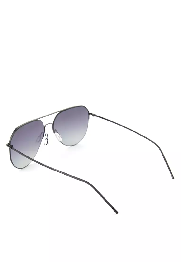 Polarized Stainless Frame RoadLine Aviator Sunglasses