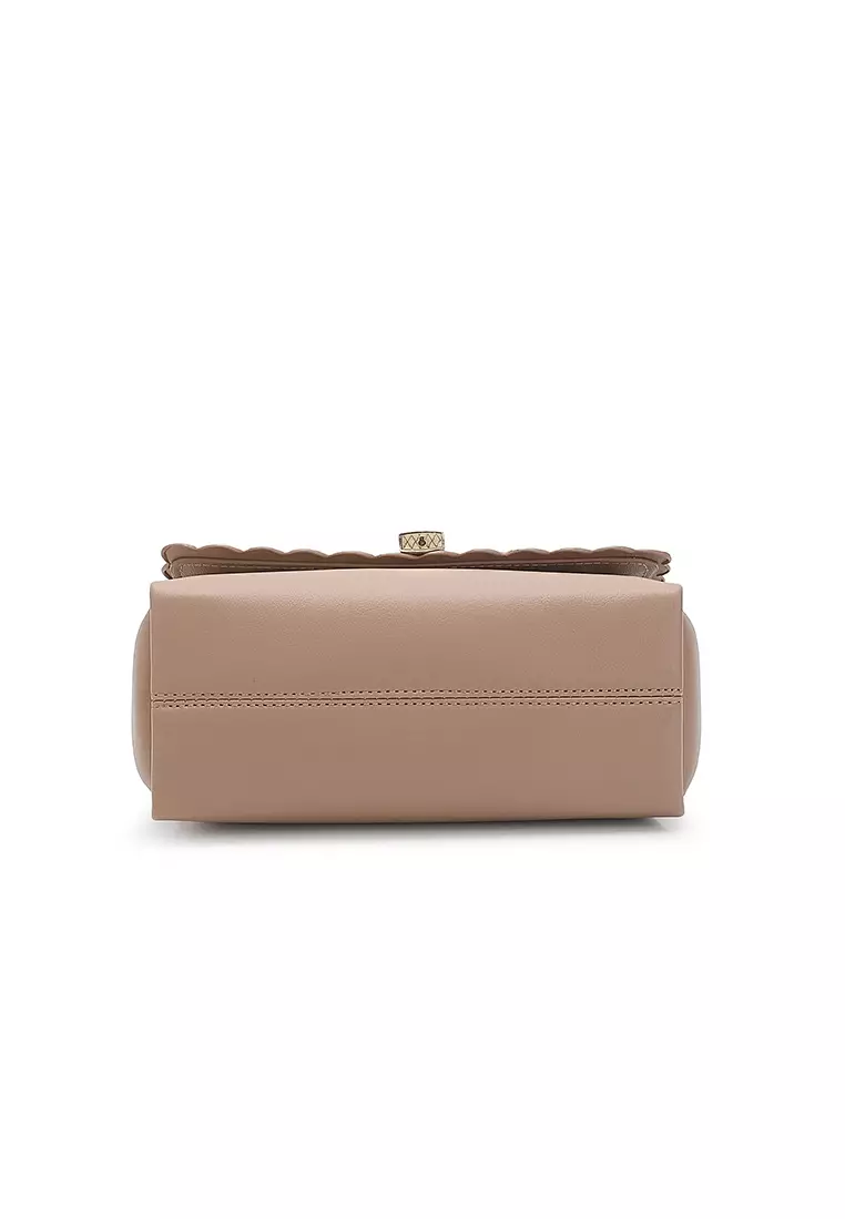 Women's Chain Shoulder Bag / Sling Bag / Crossbody Bag (單肩包 / 斜孭袋) - 棕色