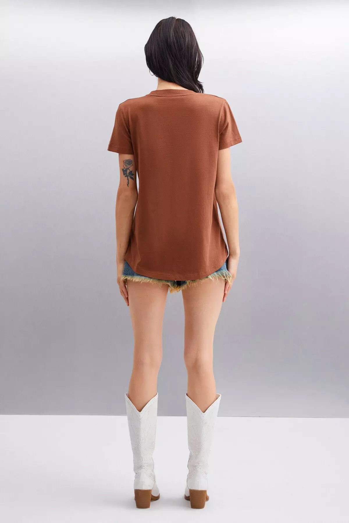 Samantha Long Back T-Shirt