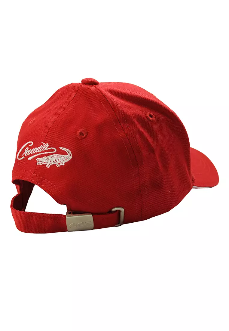 Crocodile Kids BB CAP Topi Anak - original katun - Red