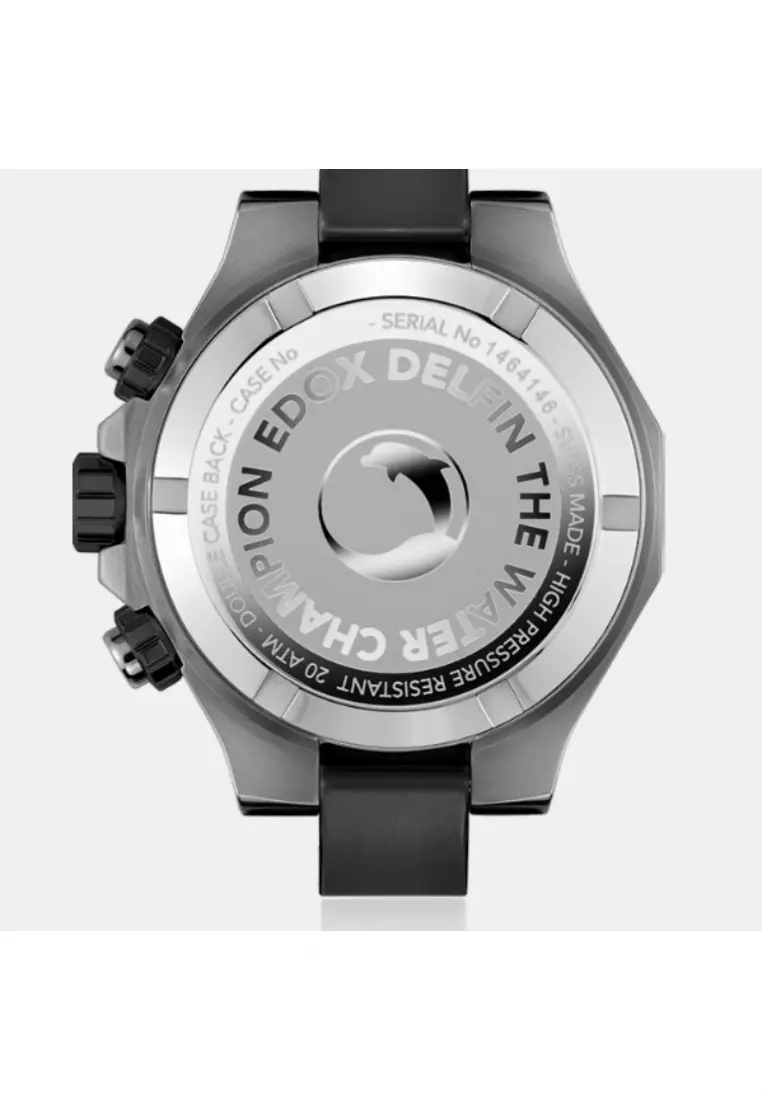 Buy Edox Edox Delfin Day Date Chronograph Swiss Made Automatic Men
