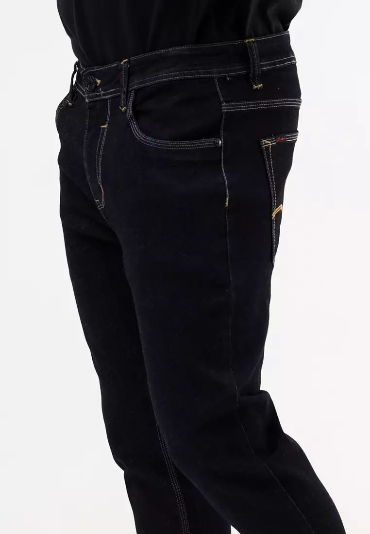 Denim Long Pants Skinny Fit Stretch