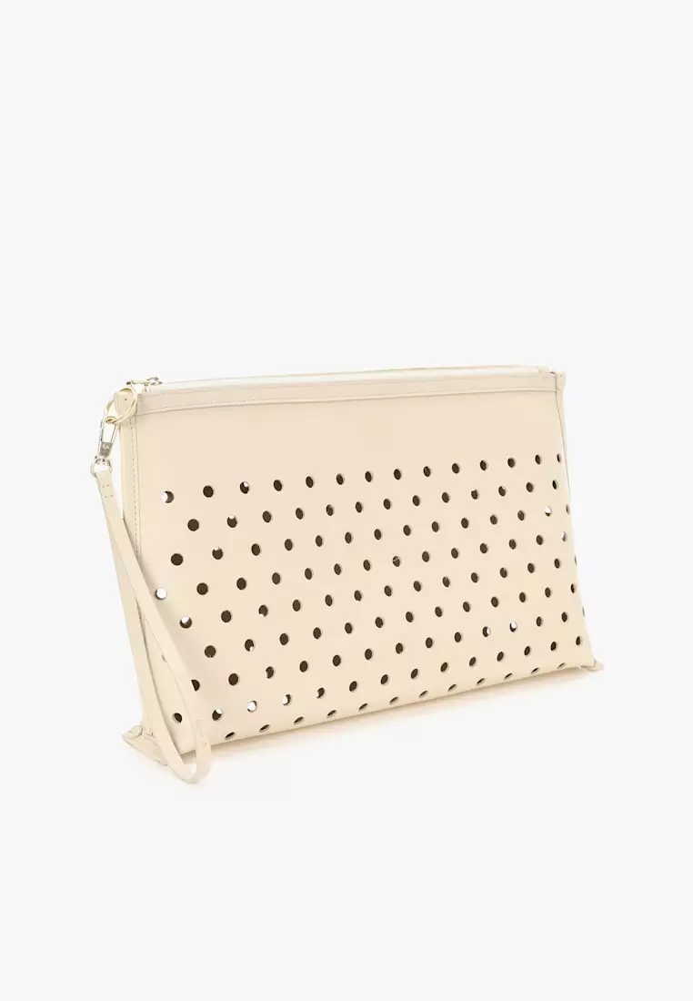 Perforated Leather Pouch