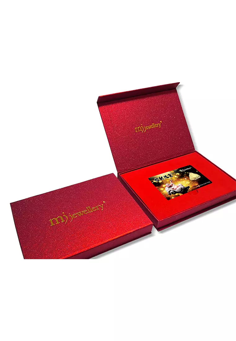 5G Gold Collection 999.9/24K Zhao Cai Jin Bao Gold Bar (0.5g)