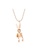 Air Jewellery gold Luxurious Big-Eared Rabbit Necklace In Rose Gold F88C3ACF432317GS_1