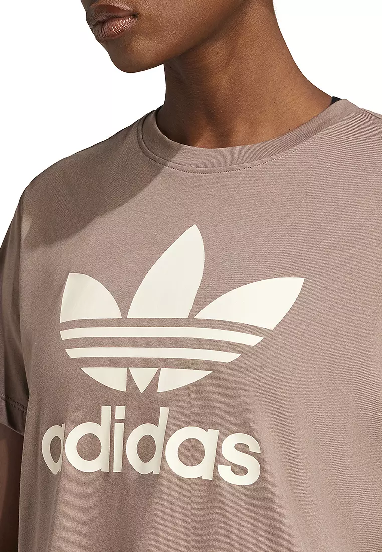Buy ADIDAS Adicolor Trefoil Boxy T-Shirt 2025 Online ZALORA