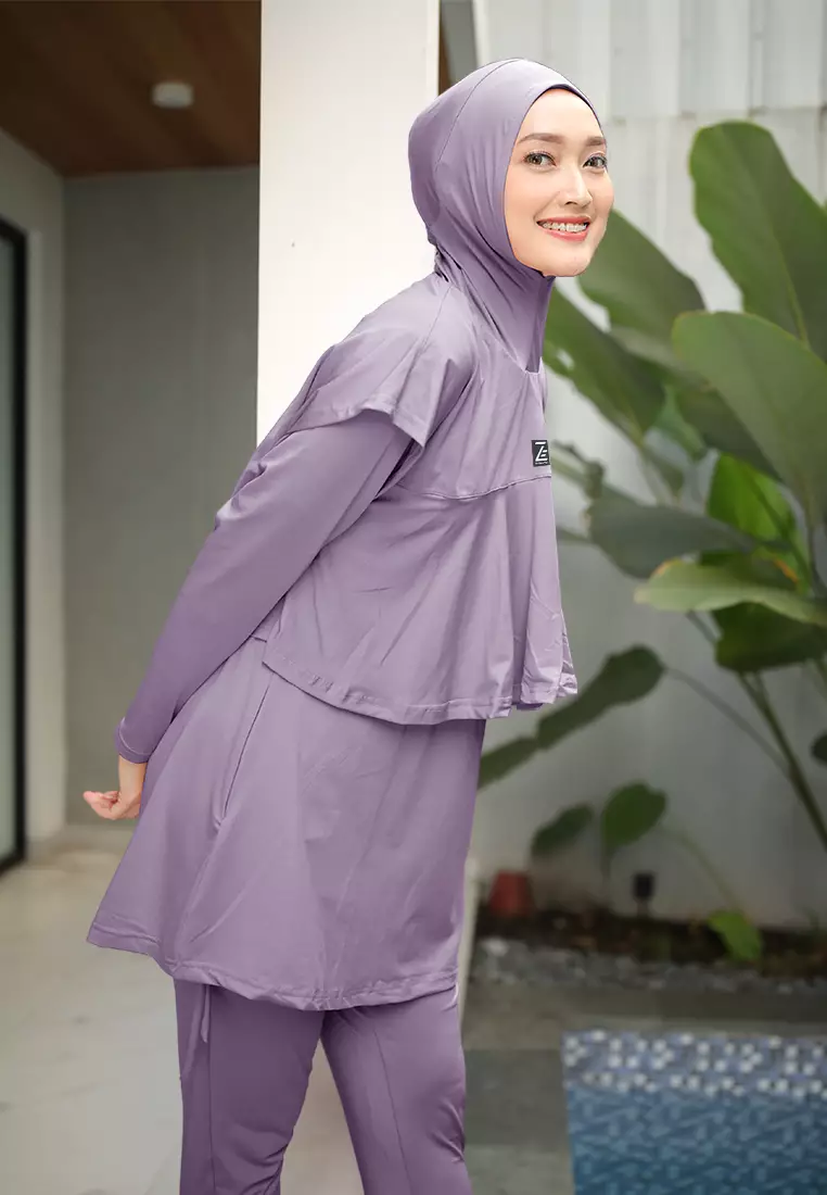Baju Renang Muslimah Cetta Basic Swimwear | Reguler (L) & Bigsize (XL)
