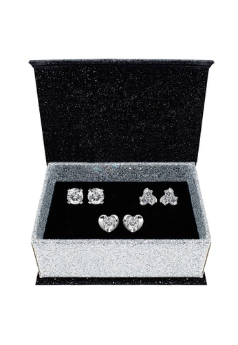 Her Jewellery silver Hope Earrings Set -  Made with premium grade crystals from Austria HE210AC46QTHSG_1