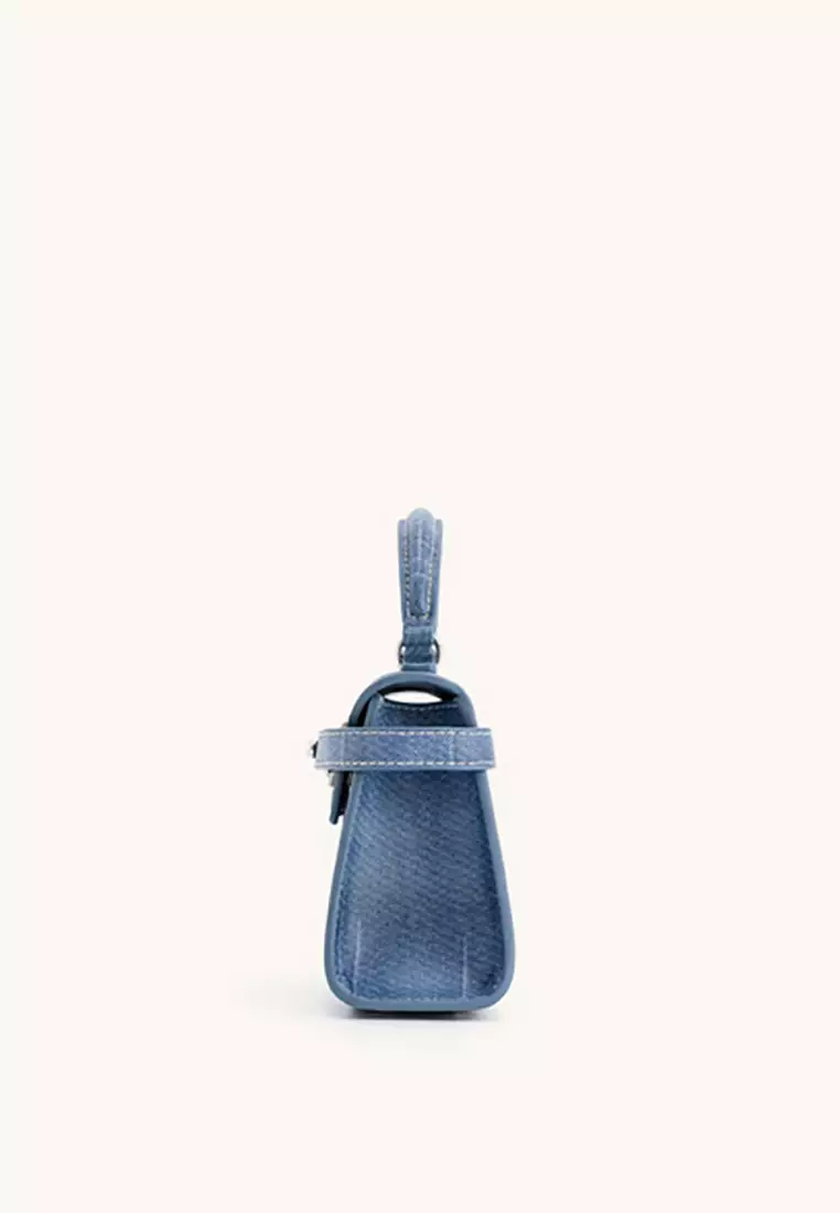 Elise Top Handle Bag - Blue