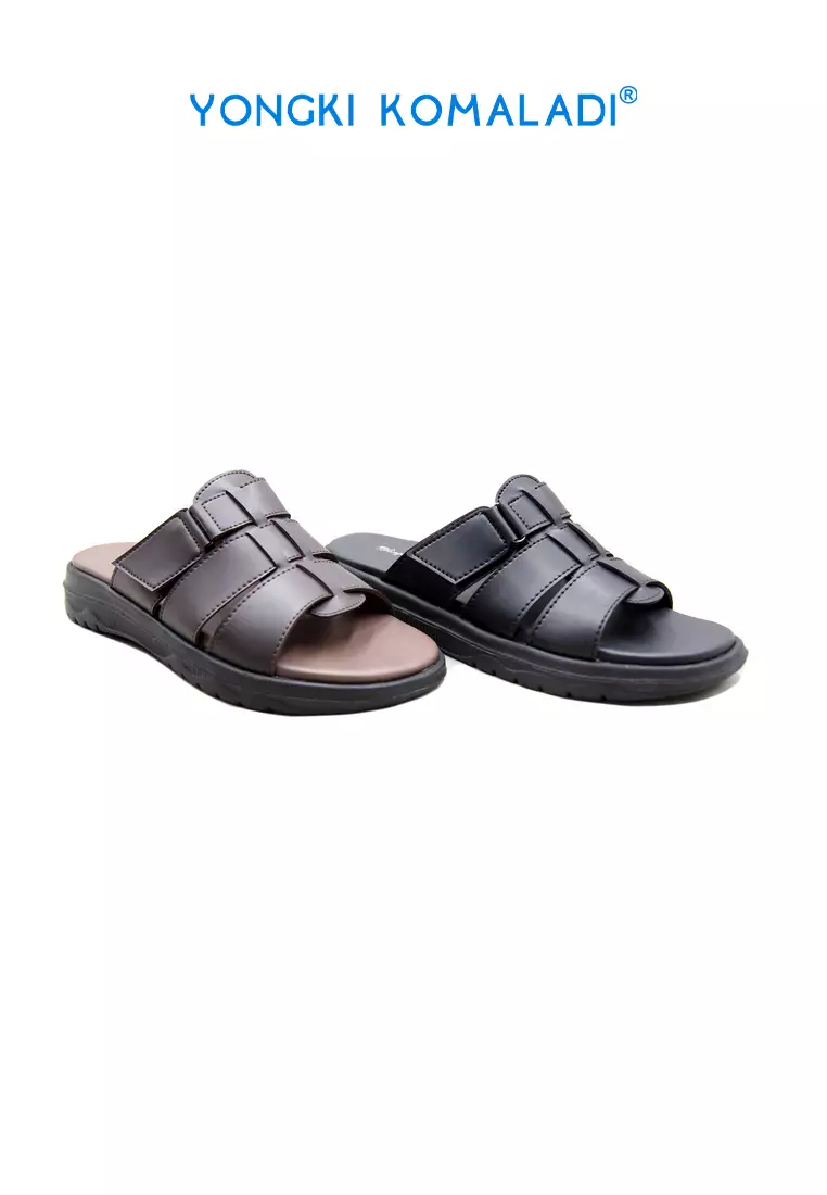 [ ORIGINAL ] YONGKI KOMALADI SANDAL OL-ECC455-23 HITAM