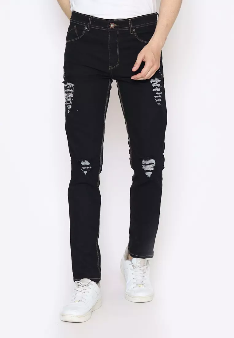 Jual 2nd Red Ripped Jeans Infinity 2R132102 Original 2025 ZALORA