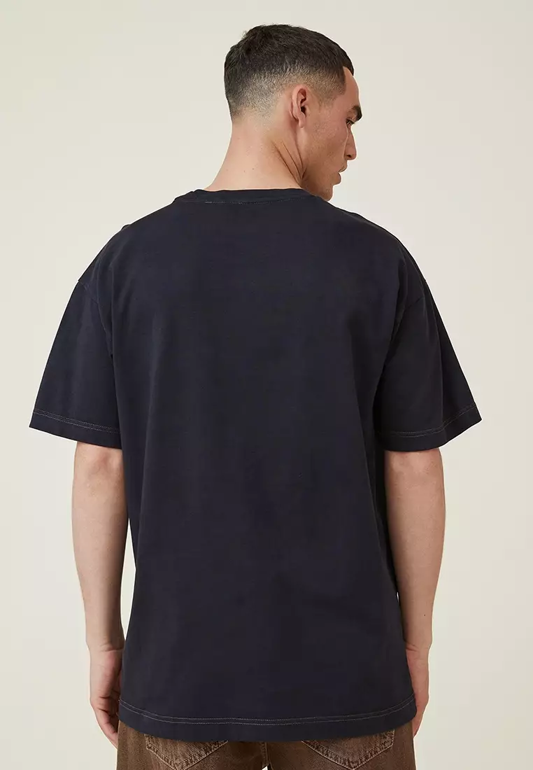 cotton on black shirt