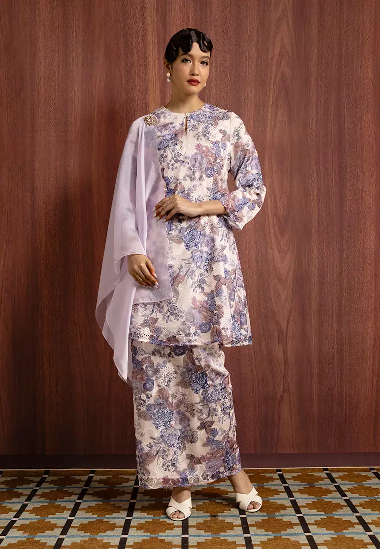SOPHIA KURUNG PAHANG SET WITH SELENDANG