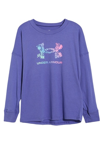 Under Armour purple UA Groovy Gradient Logo Long Sleeves T-Shirt 39A78KA003A815GS_1