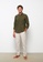 LC WAIKIKI brown and green Regular Fit Long Sleeve Oxford Men's Shirt D9234AA8733322GS_3