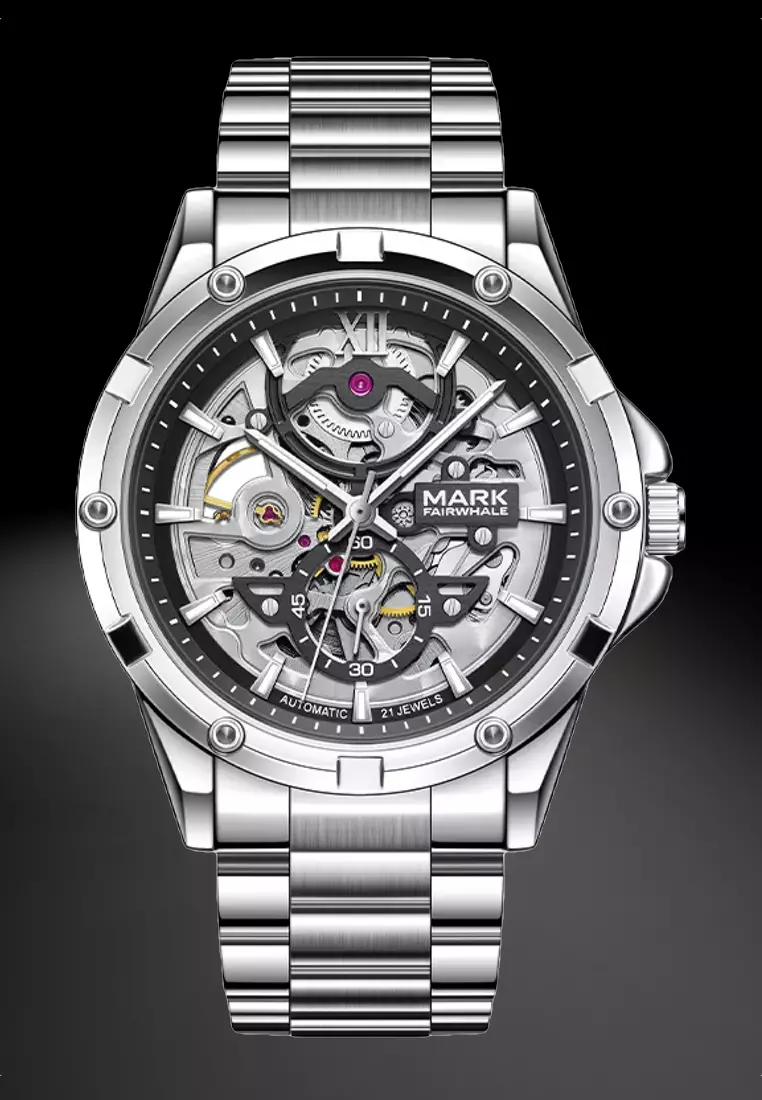 Unisex Automatic Watch, 44mm, Stainless Steel Bracelet