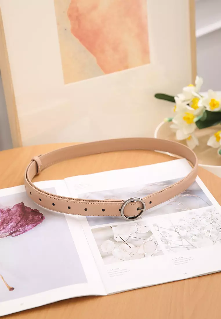 GYKACO RONIA Beige - Ikat Pinggang Wanita - Fashion Belt / Sabuk
