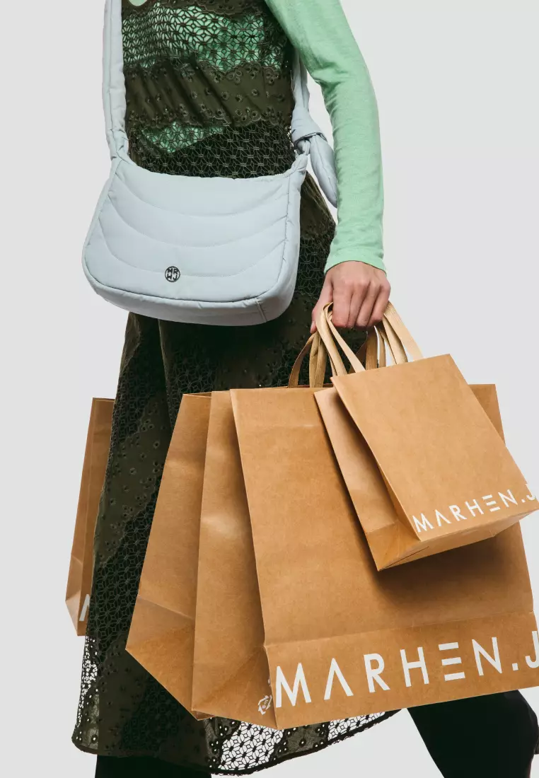 MARO MINI Nylon Crossbody Bag Sky Blue