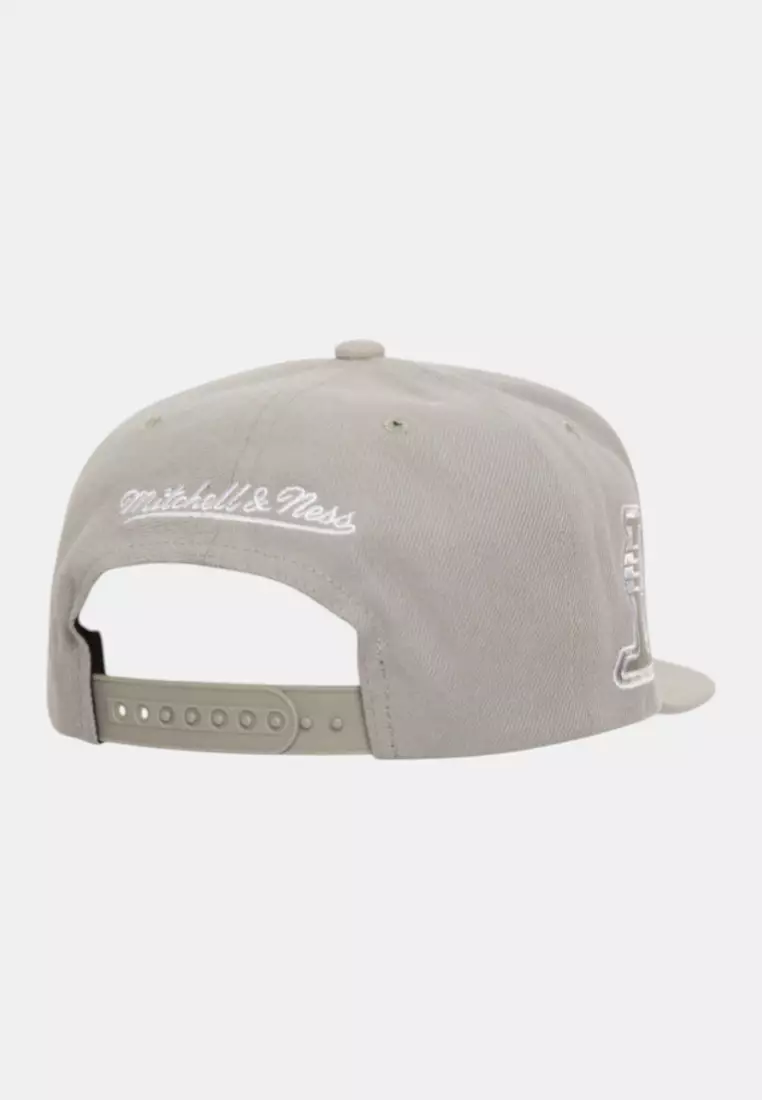Los Angeles Lakers Evergreen Grey White Snapback Cap