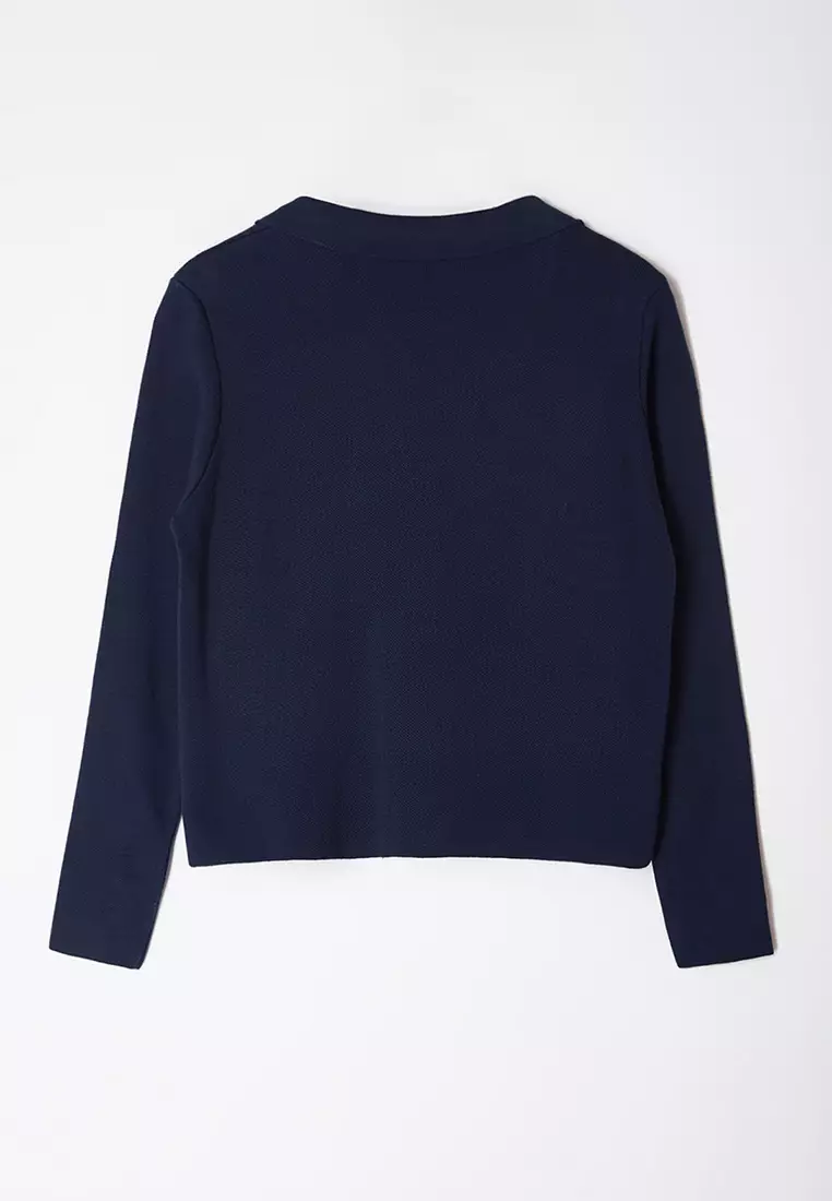 Lapel Notch Cardigan